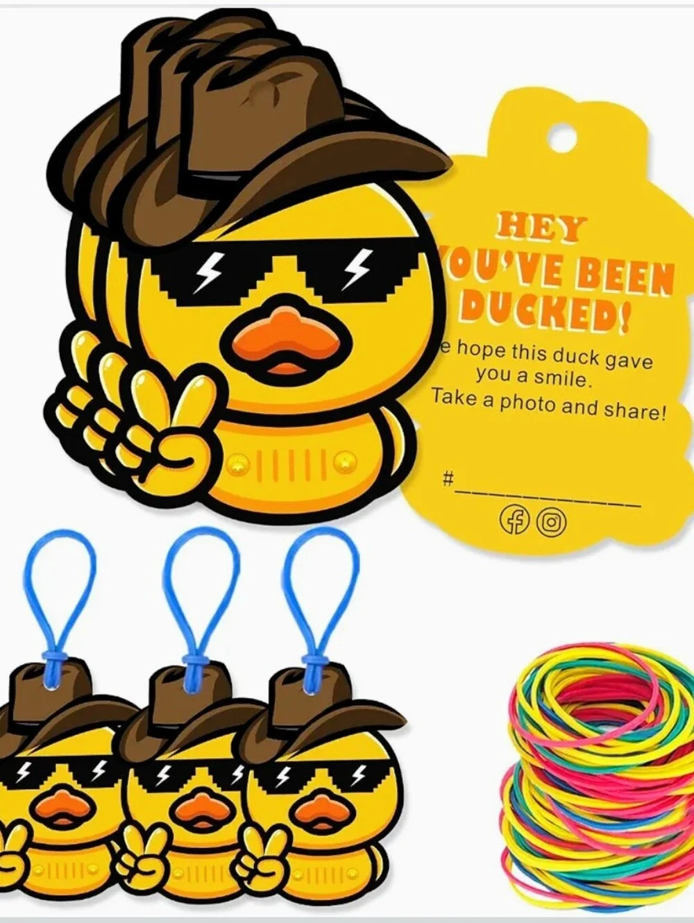 DuckTags Rubber Bands Loops